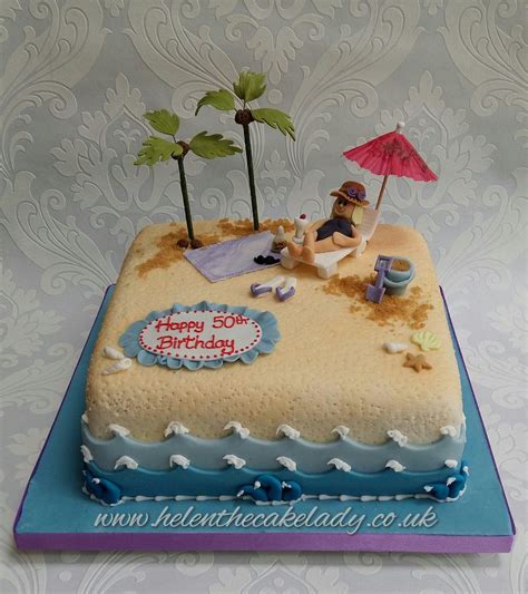 27 Beautiful Image Of Beach Birthday Cake