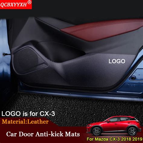 Qcbxyyxh Car Styling Side Edge Anti Kick Door Mats Cover Protection Pad