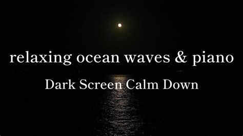 Relaxing White Noise Ocean Waves Sounds For Deep Sleep With Piano Music