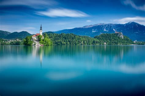 Scenics Nature Blue Cloud Sky Tree P Day Mountains Lake