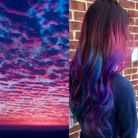 El Cabello Atardecer La Moda De Teñirse El Pelo De Colores