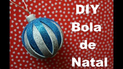 DIY Bola de Natal EVA Faça Você Mesmo Decoração para árvores