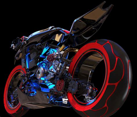 Artstation Concept Bike Ying Te Lien Futuristic Motorcycle