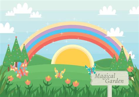 Magical Garden Vector Art, Icons, and Graphics for Free Download