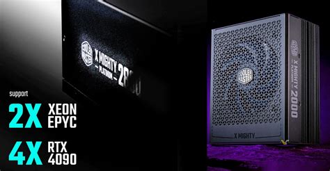 Coolermasters New X Mighty Platinum 2800w Psu Can Power 4 X Rtx 4090s