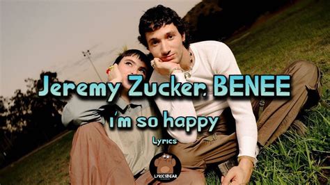 Jeremy Zucker BENEE I M So Happy Lyrics YouTube