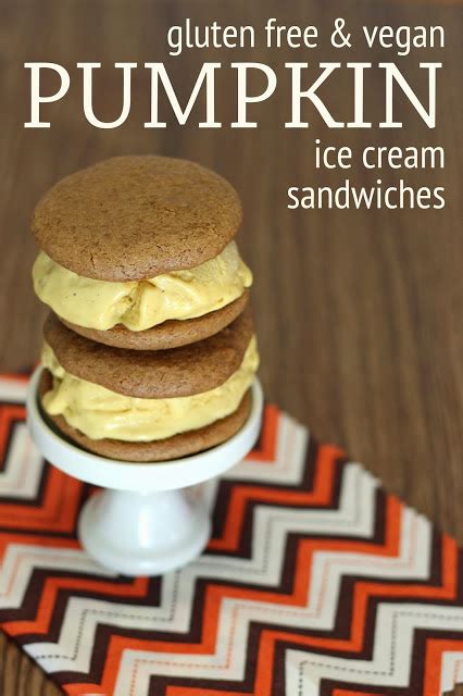 Guest Post Gluten Free Vegan Pumpkin Ice Cream Sandwiches Sarah