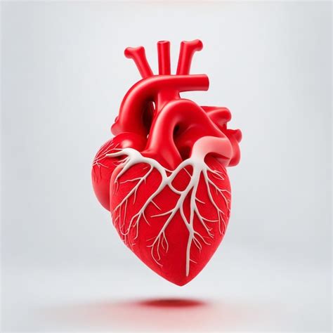 Una Imagen De Dibujo De Contorno De Forma De Anatomía De Corazón