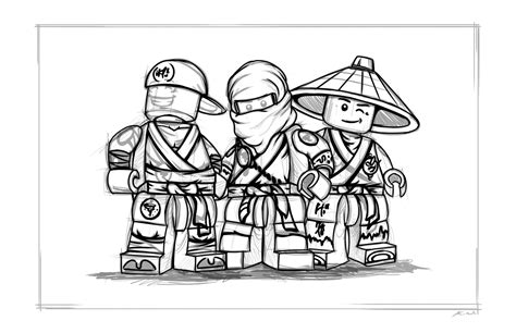 Coloriage Ninjago 24028 Dessins Animés Dessin à colorier