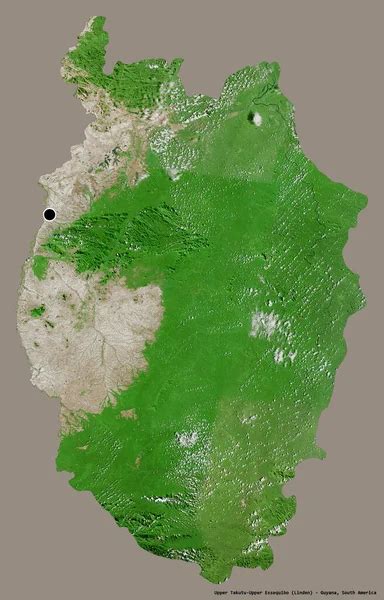 Shape Of Upper Takutu Upper Essequibo Region Of Guyana With Its