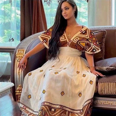 Ethiopian And Eritrean Kemis Amazing Habeshan Dress Ethiopian Traditional Dress Eritrean Dress