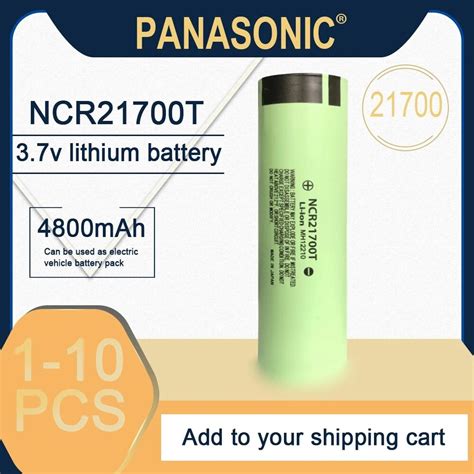 Panasonic Original Battery Mah Ncr T V Lithium