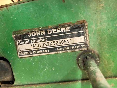 Jd 1032 Engine Identification Assistance Snowblower Forum