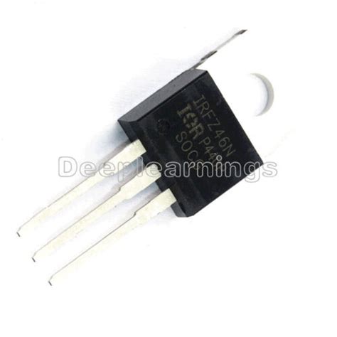 20PCS IRFZ46 IRFZ46N TO 220 N Channel 53A 55V Transistor MOSFET TOP EBay