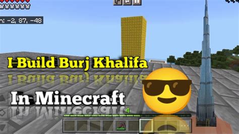 I Build Burj Khalifa In Minecraft Youtube