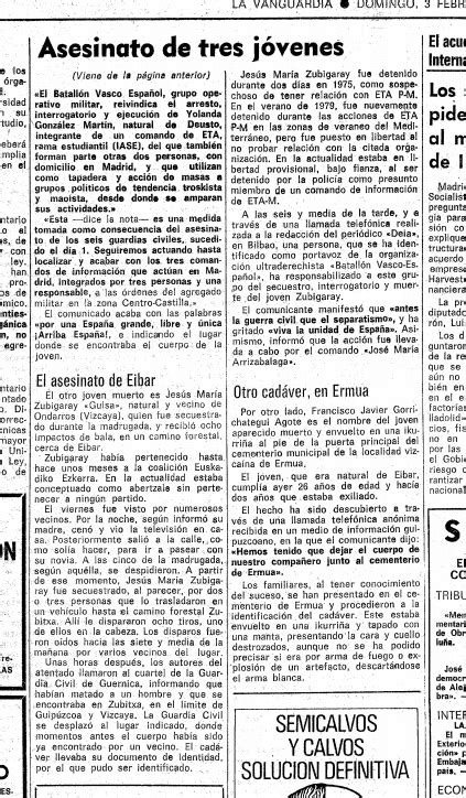 Jagoba Álvarez Ereño on Twitter TalDíaComoHoy de 1980 ETA asesinó