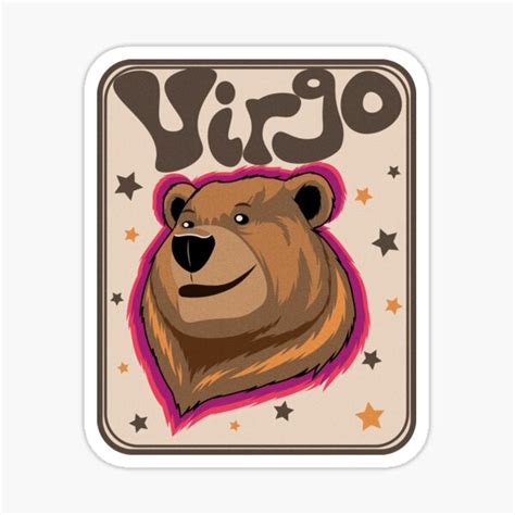 "Virgo Sign Animal" Sticker for Sale by ranaadel | Redbubble