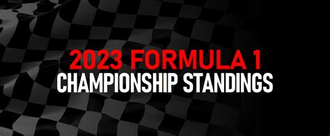 2023 F1 Championship Standings - Lights Out