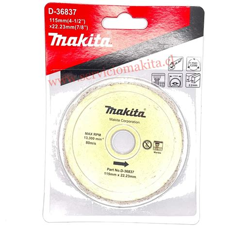 Disco Diamantado Makita Para Cer Mica D Servicio Makita