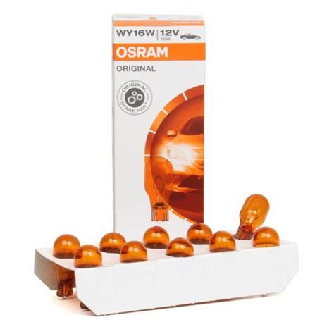 10x OSRAM Kugellampe Glassockel ORIGINAL WY16W 12V 16W W2,1x9,5d 921NA ...
