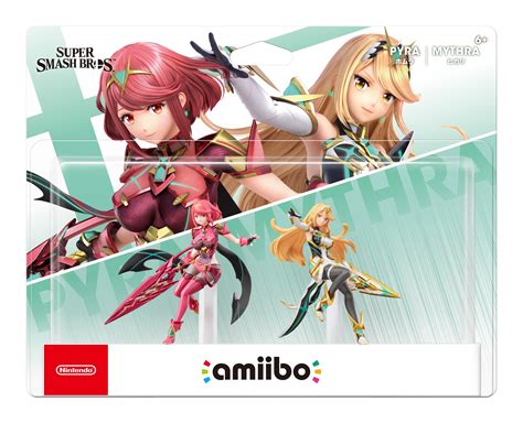 Amiibo Pyra Mythra 2 Pack Super Smash Bros Series Nintendo