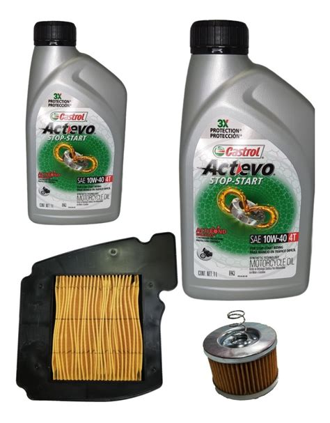 Kit Filtros Yamaha Fz Carburada Castrol S Sint W Mercado Libre