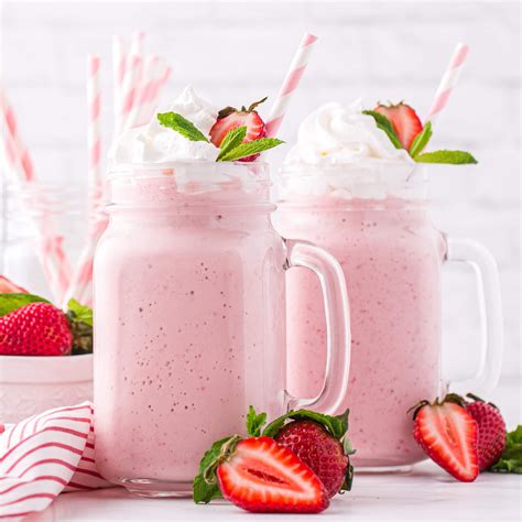 The Best Ever Strawberry Milkshake Recipe