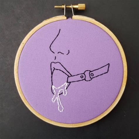 Mature Content Erotic Art Gay Art Embroidery Queer Kink Etsy