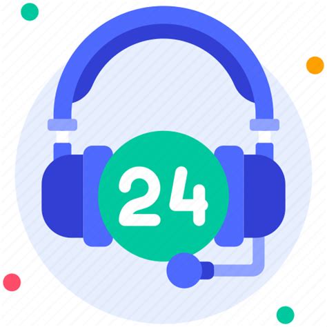 24h Support 24 Hours Headphone Headset Service Help Support