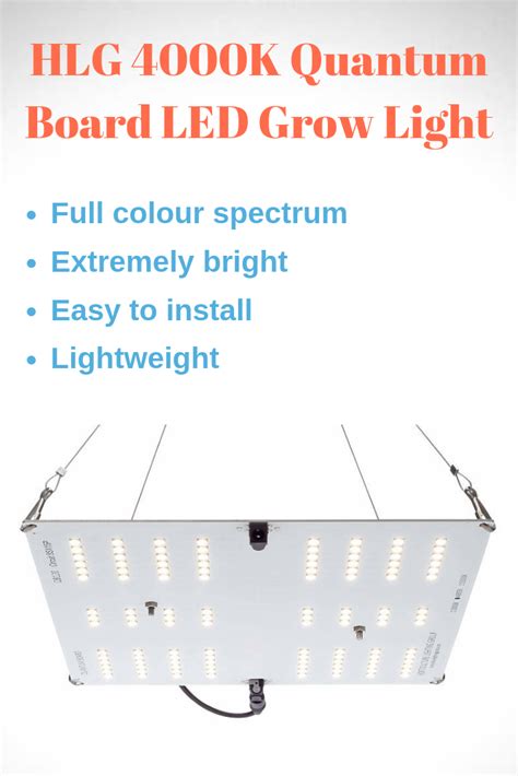 HLG 4000K Quantum Board LED Grow Light Led Grow Lights Grow Lights Led