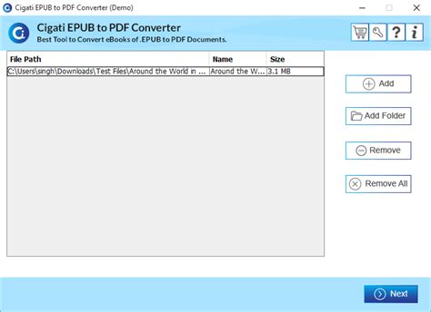 Best EPUB to PDF Converter for Windows - Cigati Solutions