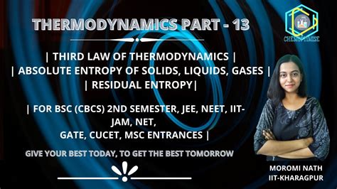 THERMODYNAMICS PART 13 BSC CBCS 2ND SEMESTER IIT JAM NET GATE