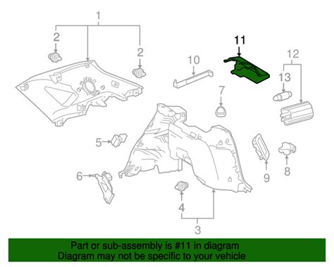 C Body D Pillar Trim Panel Lexus