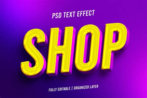 Shop D Editable Modern Psd Text Effect Deeezy