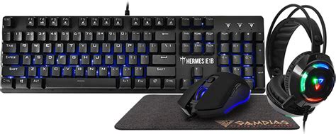 Gamdias Hermes E1B 4 In 1 RGB Gaming Gear Combo Pack Mechanical