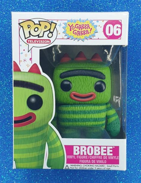 Funko Pop Television Yo Gabba Gabba 06 Brobee RARE Retired Vinyl