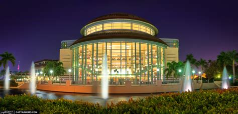 Kravis Center During A Cloudless West Palm Beach Night