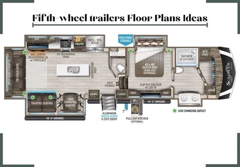 RV Floor Plans Ideas (How to choose the best RV Floor Plans) | Rv floor ...