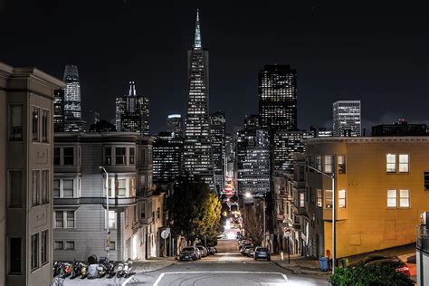 Night view of downtown San Francisco Photograph by Sundry Photography ...