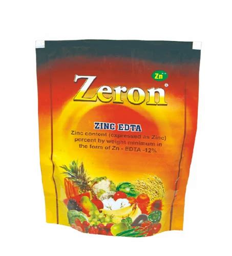 White Powder Zeron Zinc Edta Hdpe Bag Packaging Size 1 Kg At Rs 1275