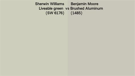 Sherwin Williams Liveable Green Sw Vs Benjamin Moore Brushed