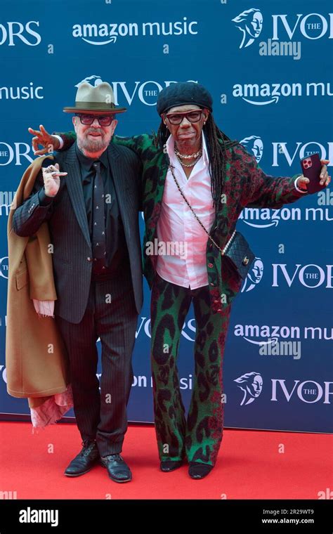 London Uk 18 May 2023 Dave Stewart And Nile Rogers Pictured At