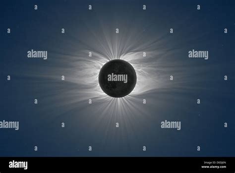 Total Solar Eclipse Stock Photo Alamy