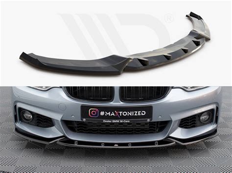 Front Splitter V3 Bmw 4 Coupe Gran Coupe Cabrio M Pack F32 F36