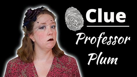 Creating A 1940s Vintage Professor Plum A Very Vintage Clue Halloween Murder Mystery Youtube