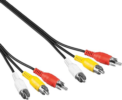 Composite Audio Video Kabel 1 5 M 3X Cinch Stecker Auf 3X Cinch