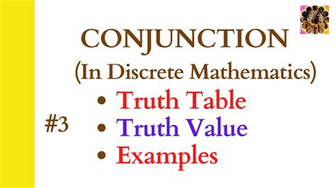 Conjunction In Propositional Logic Discrete Mathematics