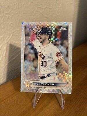 Topps Chrome Kyle Tucker Xfractor Refractor Card Houston