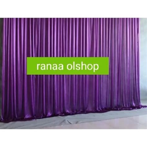 Backdrop Background Kain Filamin Polos Tinggi 350cm Lazada Indonesia