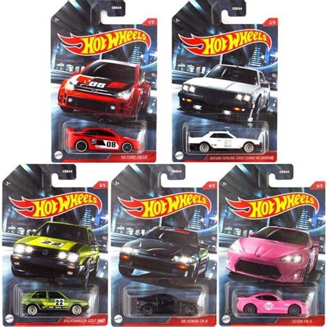 Hot Wheels Themed Automotive Cult Racers Series Set Shopee Malaysia
